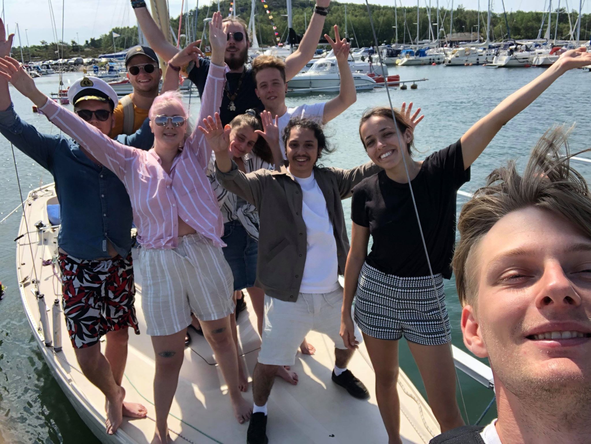 Nio på en IF Midsommar 2020