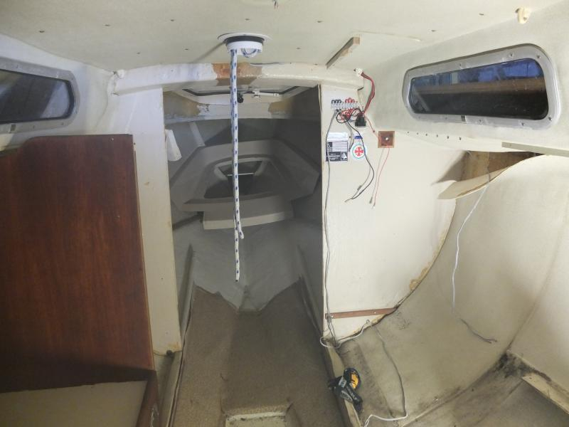 Inredning demonteras